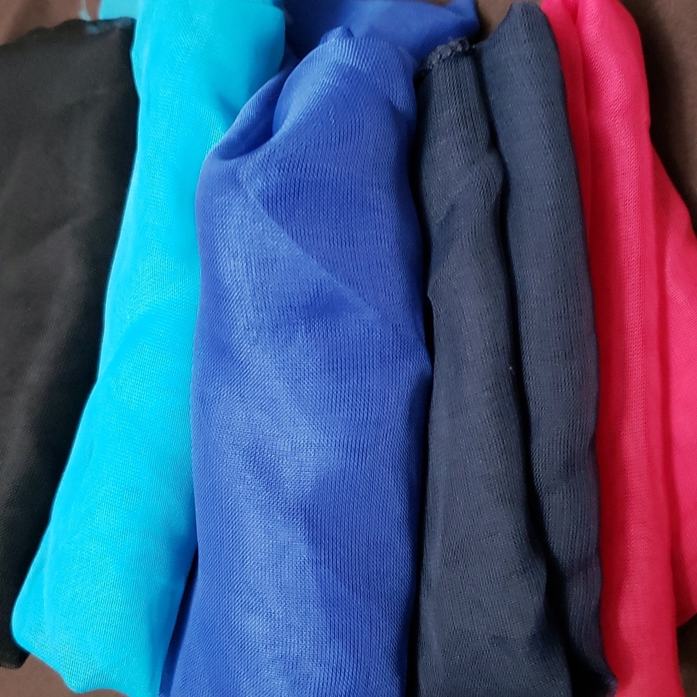 5 Colorful Neckerchief Scarves